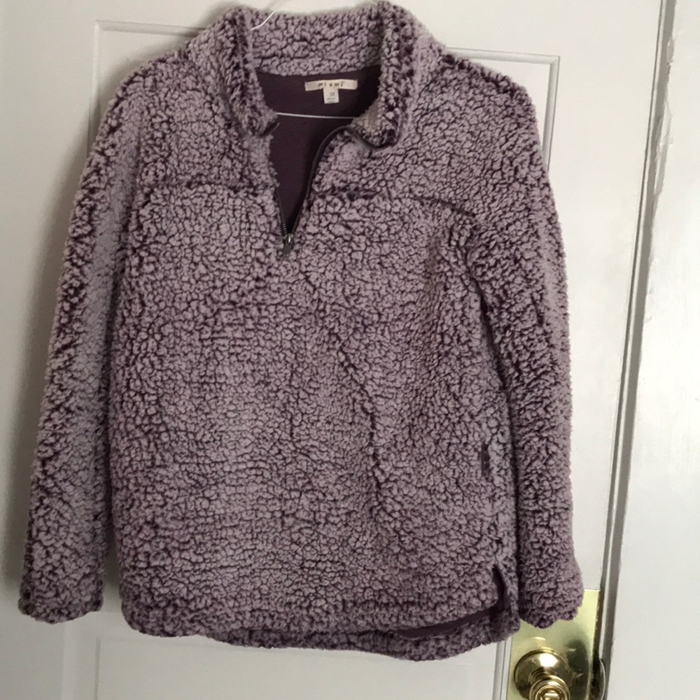 fuzzy quarter zip
